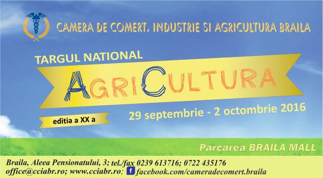 Macheta Targul National AgriCultura 2016